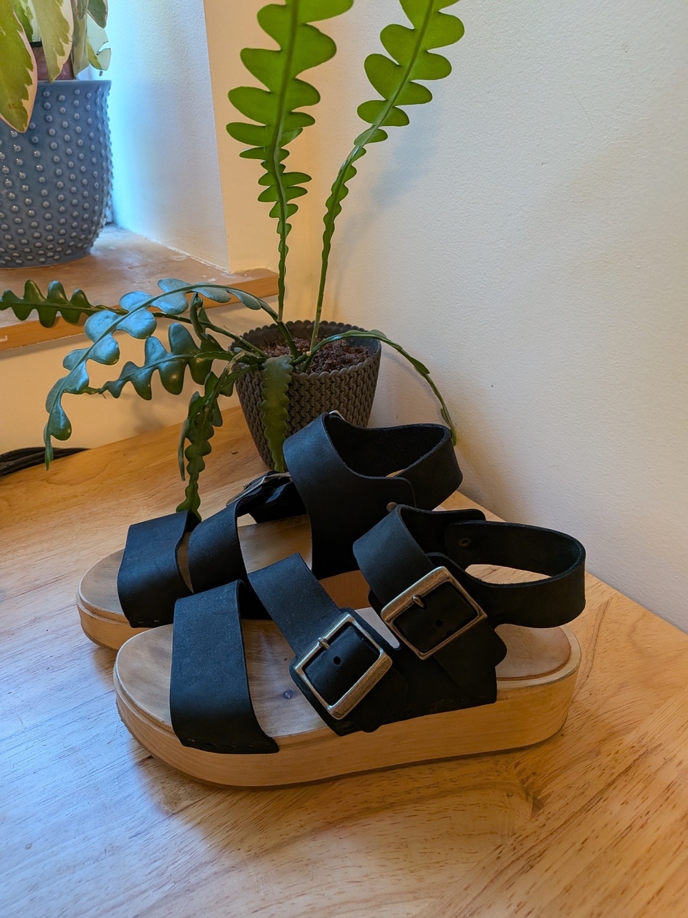 Bryr Jesse 36 Black Platform Sandal